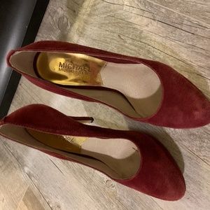 Michael Kors Bordeaux Suede York Pump